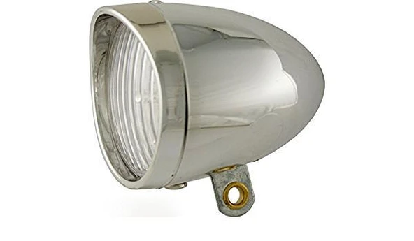JY - 514 BİSİKLET ÖN FAR KLASİK MODEL [KROMAJLI] - Resim 2