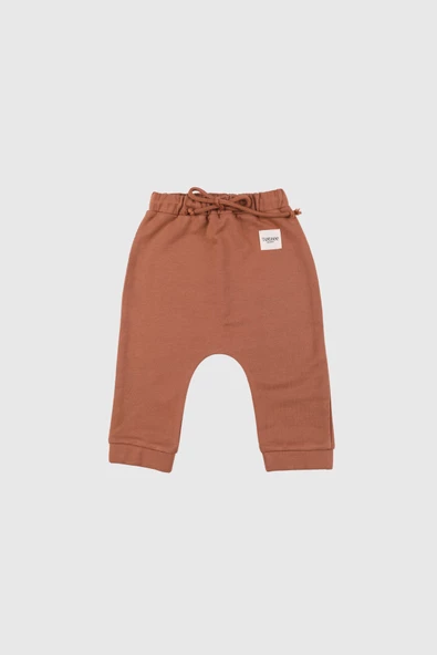 Bağcıklı Basic Pantolon Camel Kahverengi ürün görseli 1