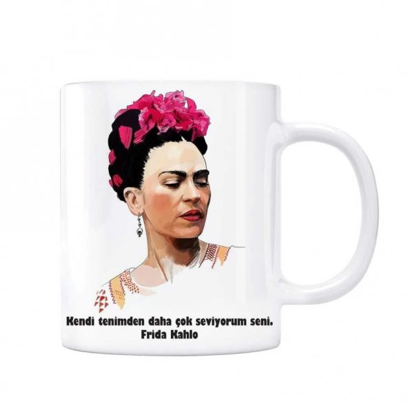 Frida Kahlo Kupa Bardak - Kendi Tenimden ürün görseli 1