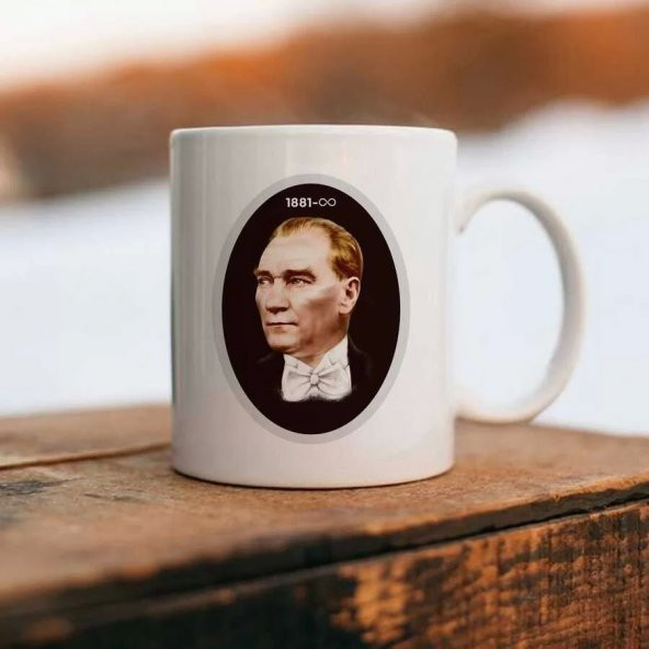 Mustafa Kemal Atatürk Fotoğraflı Kupa ürün görseli 1