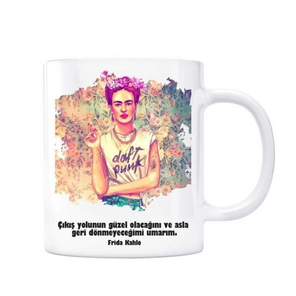 Frida Kahlo Kupa Bardak - Çıkış Yolu ürün görseli 1