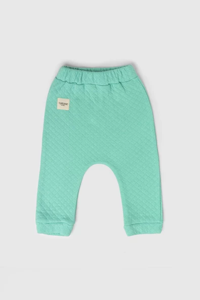Kapitone Harem Pantolon Mint Yeşili - Resim 2