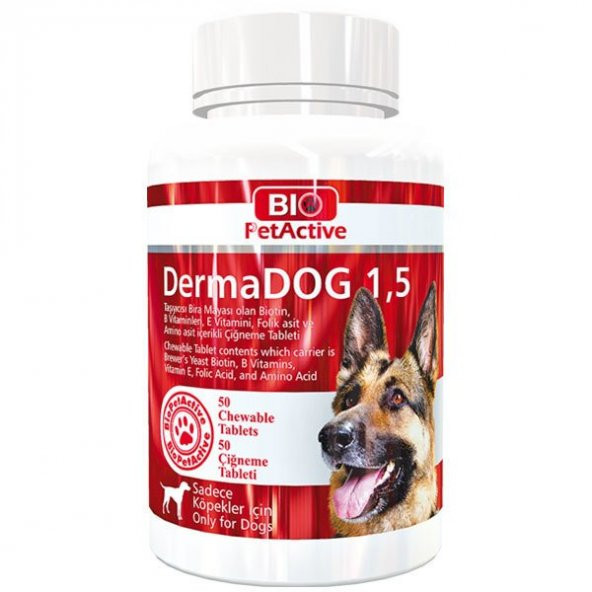Bio Pet Active Dermadog 50 Tablet 1,5 gr - Resim 2