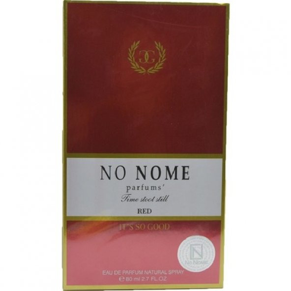No Name No Nome 002 Red Woman 80ML Edp ürün görseli 1