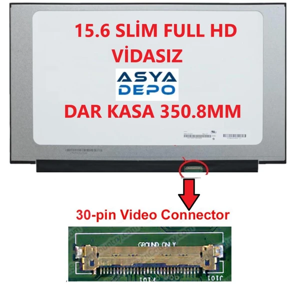 Casper Nirvana S500.1021-4C50T-G Ekran 15.6 Slim 30 pin IPS ürün görseli 1