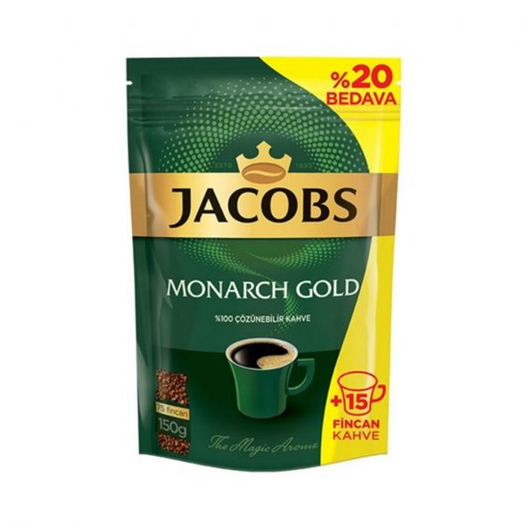 MONARCH GOLD 150 G HAZIR KAHVE 6 PAKET ürün görseli 1