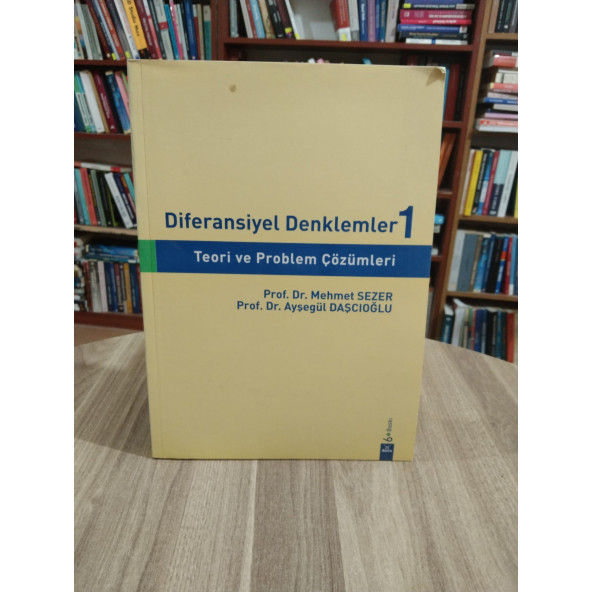 Diferansiyel Denklemler 1  Teori ve Problem Çözümleri ürün görseli 1