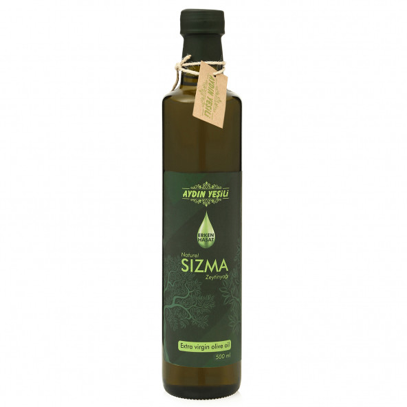 Aydın Yeşili Erken Hasat Naturel Sızma Zeytinyağı 500 ml ürün görseli 1