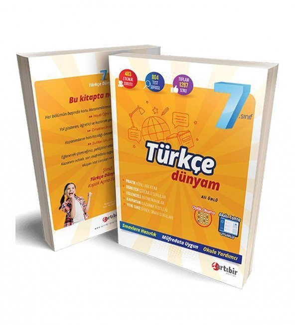 Artıbir 7.Sınıf Yeni Türkçe Dünyam ürün görseli 1