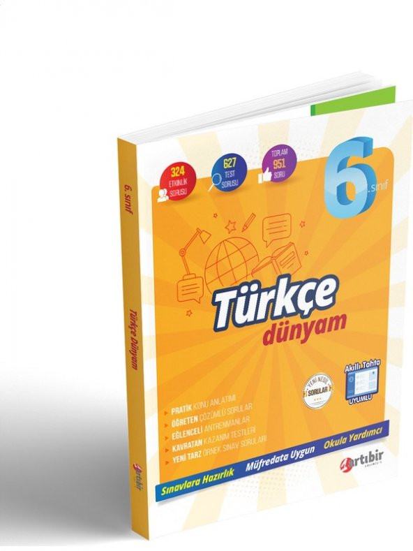 Artıbir Yayınları 6. Sınıf Türkçe Dünyam ürün görseli 1