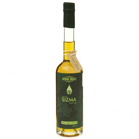 Aydın Yeşili Erken Hasat Naturel Sızma Zeytinyağı 500 ml (Sunum Şişesi) ürün görseli 1