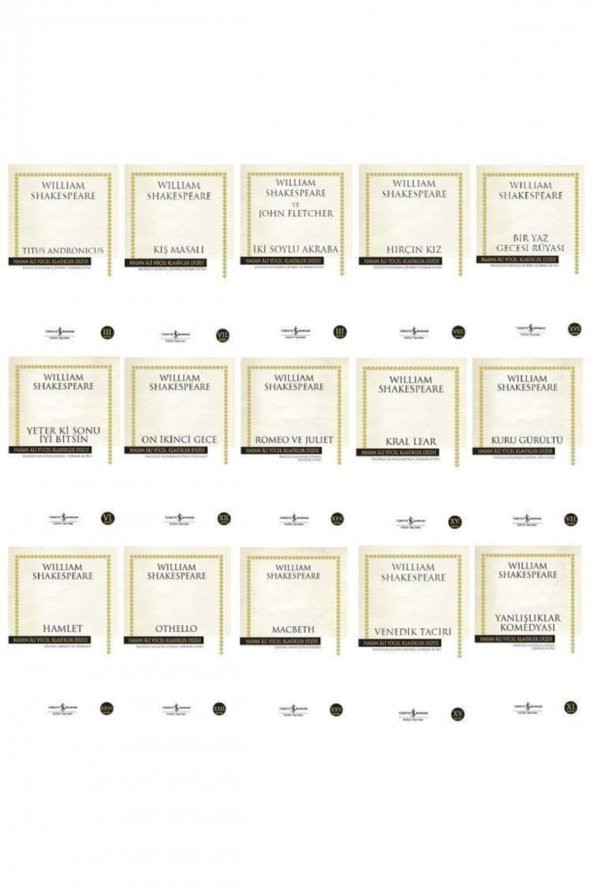 Hasan Ali Yücel William Shakespeare Seti 15 Kitap ürün görseli 1