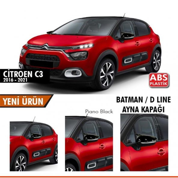 Yarasa Ayna Kapağı Citroen C3 2016-2021 ürün görseli 1