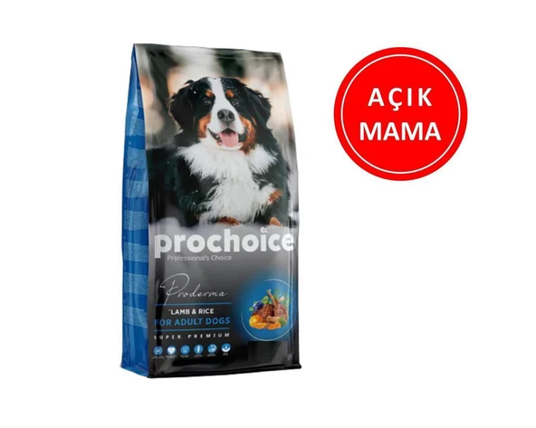 ProChoice Proderma Lamb Kuzu Etli Köpek Maması 1 Kg AÇIK ürün görseli 1