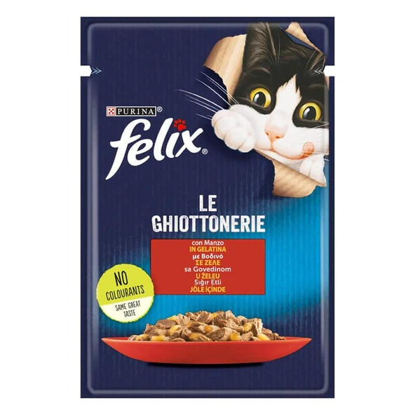 Felix Sığır Etli Kedi Konservesi 85gr ürün görseli 1