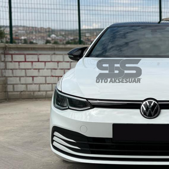 Vw Golf 8 Batman Yarasa Ayna Kapağı Piano Black 2021 Model ürün görseli 1
