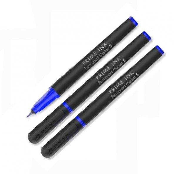Mavi Asetat Kalemi Permanent S 0,4mm 3 Adet ürün görseli 1