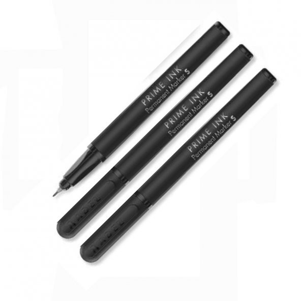 Siyah Asetat Kalemi Permanent S 0,4mm 3 Adet ürün görseli 1