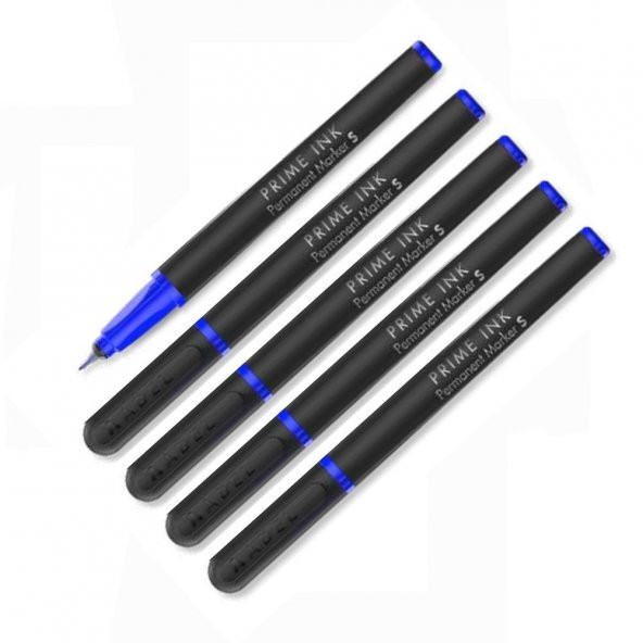 Mavi Asetat Kalemi Permanent S 0,4mm 5 Adet ürün görseli 1