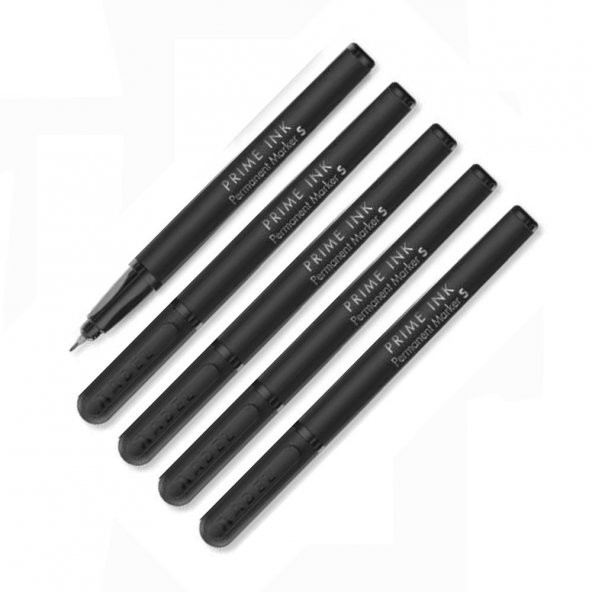 Siyah Asetat Kalemi Permanent S 0,4mm 5 Adet ürün görseli 1
