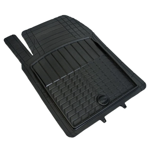 Pufi Kauçuk Paspas Universal Racing Havuzlu Siyah / TEPAY510-S ürün görseli 1