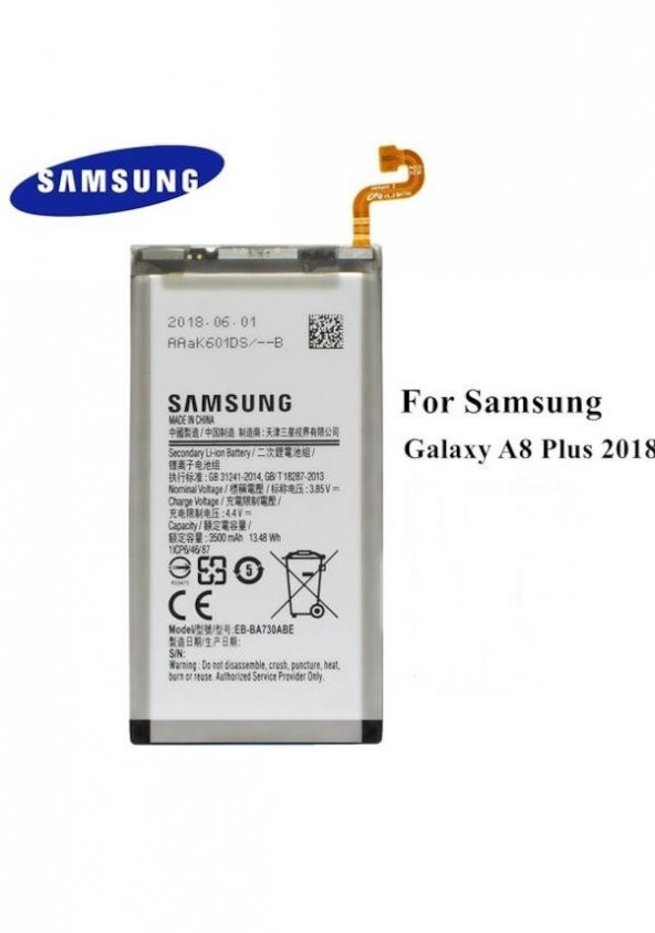 Samsung A730 A8 Plus 2018 Batarya Pil Orjinal ürün görseli 1