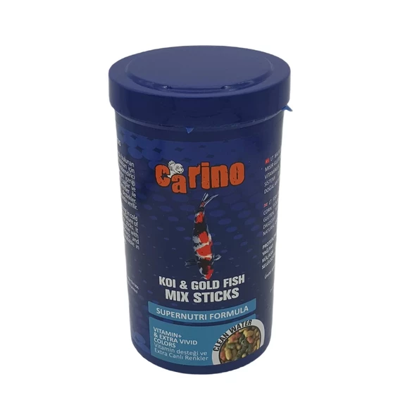 Carino Koi & Goldfish Mix Sticks Koi ve Japon Balık Yemi 1000 ml ürün görseli 1