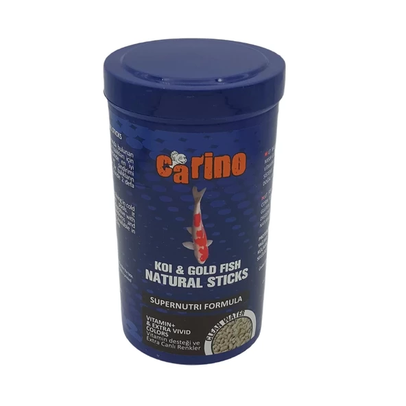 Carino Koi & Goldfish Natural Sticks Koi ve Japon Balık Yemi 1000 ml ürün görseli 1