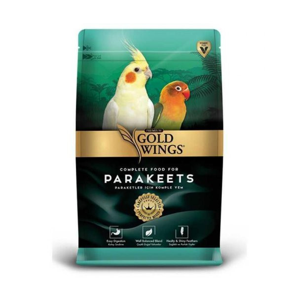 Gold Wings Premium Paraket Tropikal Kuş Yemi 1 Kg ürün görseli 1