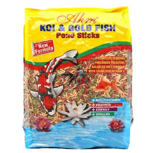 Pond Mix Sticks Koi Ve Japon Balığı Yemi Açık 50 Gr Renkli ürün görseli 1