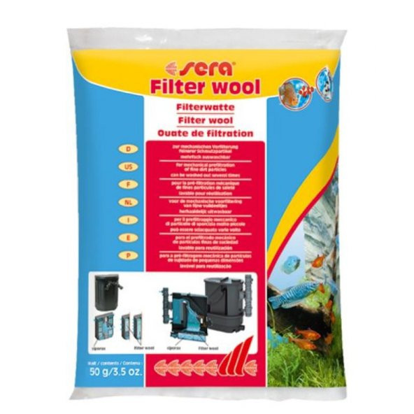 Sera Elyaf 50gr Akvaryum Filtre Elyafı ürün görseli 1