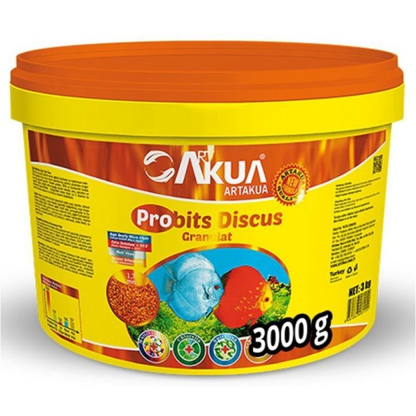 Artakua Probits Discus Etçil Balık Yemi Açık 100 Gram ürün görseli 1