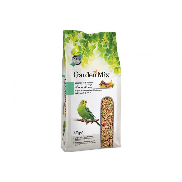 Gardenmix Platin Seri Vitaminli Meyveli Muhabbet Kuşu Yemi 500 Gr ürün görseli 1