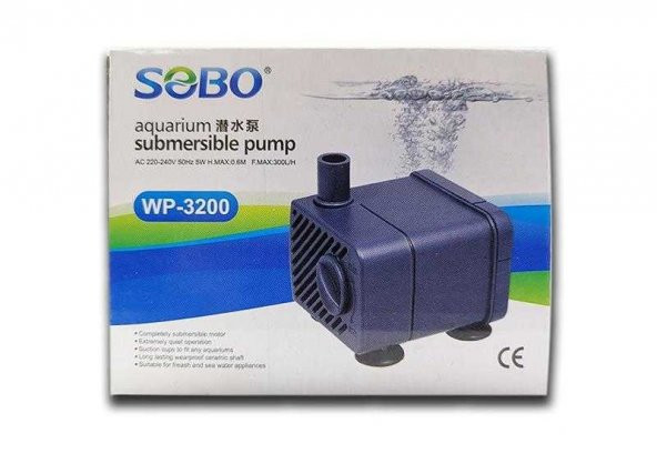 Sobo WP-3200 Mini Akvaryum Kafa Motoru 300 Lt/S ürün görseli 1