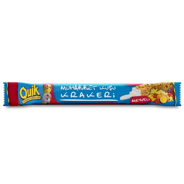 Quik Muhabbet Kuşları İçin Meyveli Kraker 40 gr ürün görseli 1
