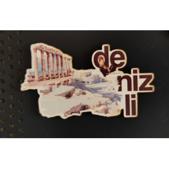 BUZDOLABI MAGNETİ DENİZLİ PAMUKKALE 10x6CM ürün görseli 1