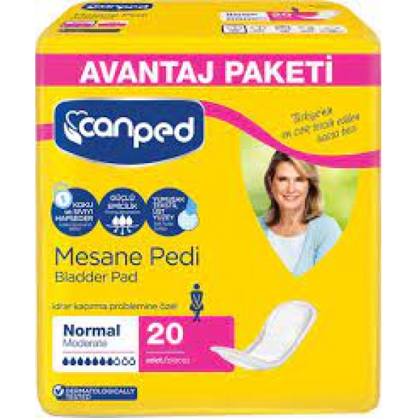 Canped Mesane Pedi 20 LİK Avantaj  Paket  Medium Normal ürün görseli 1