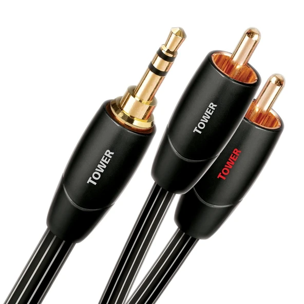 Audioquest Tower 3,5mm-RCA Kablo-3MT ürün görseli 1