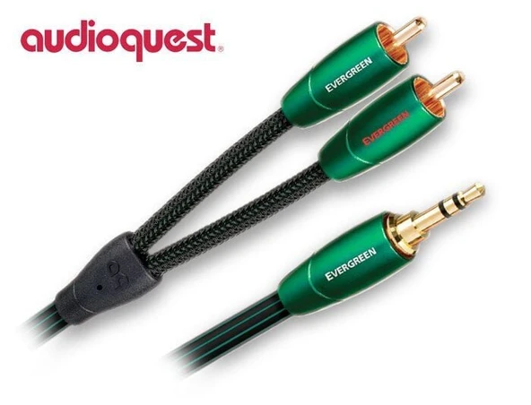 Audioquest Evergreen 3,5mm-RCA Kablo 1 mt ürün görseli 1