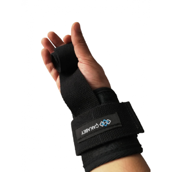 Lifting Straps Siyah Ağırlık Kaldırma Pro Bilek Destekli 1 Çift ürün görseli 1