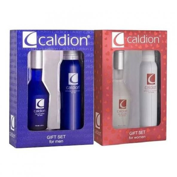 Caldion Classic Erkek ve Kadın Parfüm Dedorant Seti 100 ML ürün görseli 1