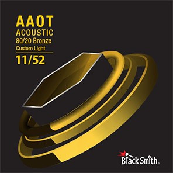 BLACKSMİTH AABR-1152, Custom Light (11 - 52) ACOUSTİC TEL ürün görseli 1