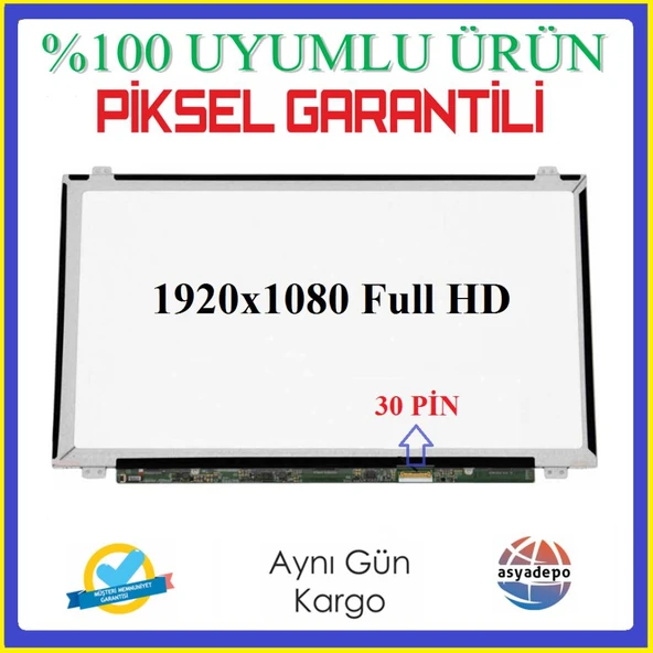 Hp Pavilion 15-AB006NT Ekran 15.6 30 Pin Full Hd 1080p ürün görseli 1