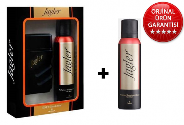 Jagler Erkek Parfüm Seti + Jagler Deodorant 150 ml ürün görseli 1