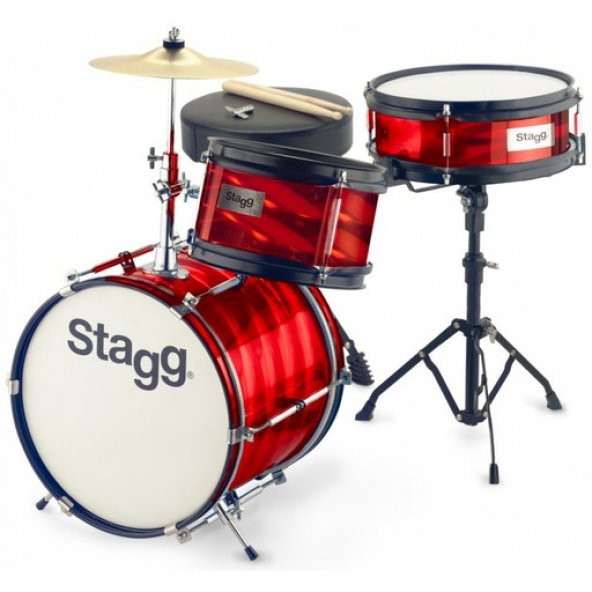 STAGG TIM JR 3/12B RD - 3 PARÇA JUNİOR DAVUL SETİ ürün görseli 1