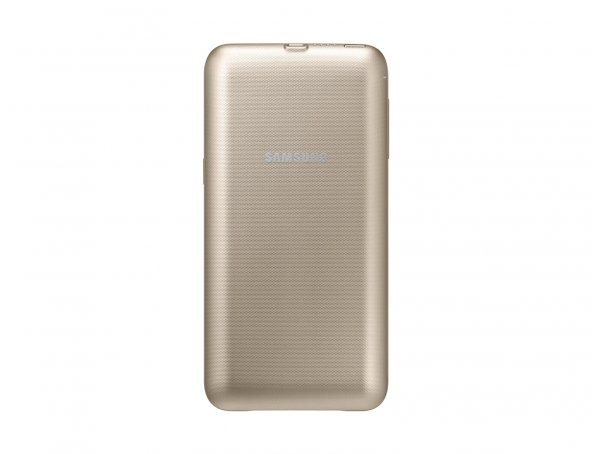 Samsung S6 Edge+ Plus Kablosuz Şarjlı Kılıf Gold - EP-TG928BFEGWW ürün görseli 1