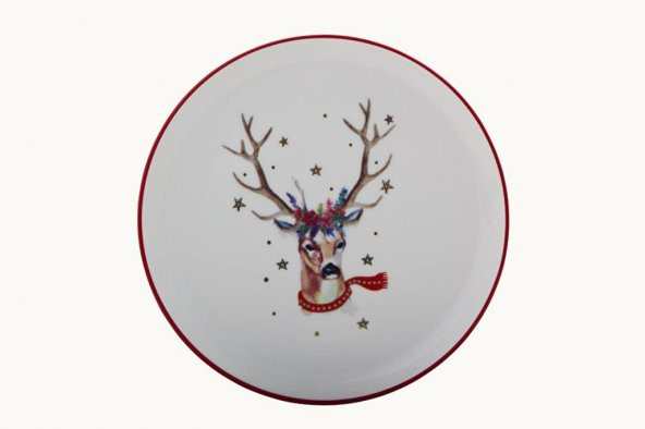 Porland Winter Düz Tabak 20cm ürün görseli 1