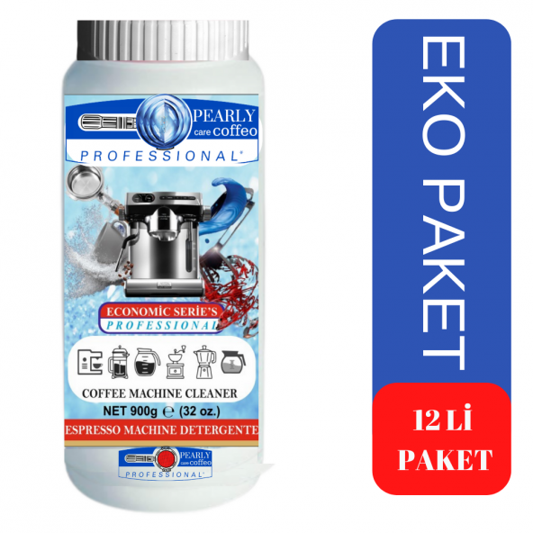 Pearly Care Coffeo Espresso Kahve Makinesi Temizleme Deterjanı 900 gr x 12 Adet ürün görseli 1