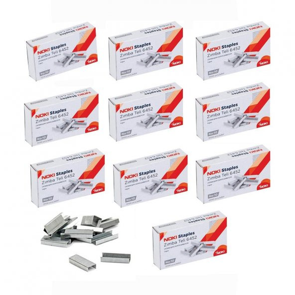 Zımba Teli Küçük No:10 1000 li Nikel Beyaz 10 Paket 6452 ürün görseli 1