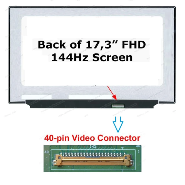 Monster Abra A7 V12.8 Ekran 17.3 40 pin Full Hd 144hz ürün görseli 1